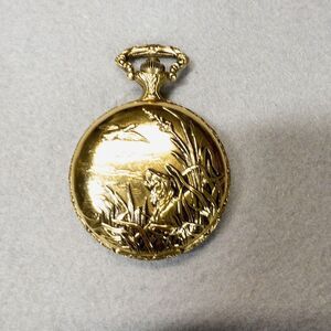 Gold Armitron Hunter Pocket Watch‎ Quartz